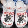 Welder Personalized Clog Custom Crocs Comfortablefashion Style Comfortable For Women Men Kid Print 3D Welder