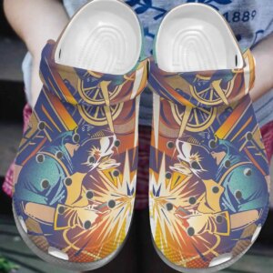 Welder Personalized Clog Custom Crocs Comfortablefashion Style Comfortable For Women Men Kid Print 3D Welding