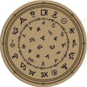 Western Brands Light Round Carpet Floor Rug Living Room Bedroom Decor Round Area Rug Carpet