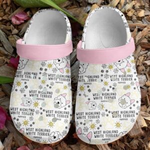 Westie Puppies Sku 2720 Crocs Crocband Clog Comfortable For Mens Womens Classic Clog Water Shoes