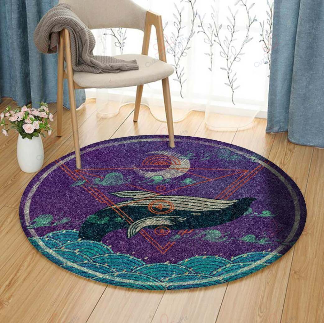 Whale And Beach Round Carpet Floor Rug Living Room Bedroom Decor Round Area Rug Carpet Whale And Beach Round Carpet Floor Rug Living Room Bedroom Decor Round Area Rug Carpet