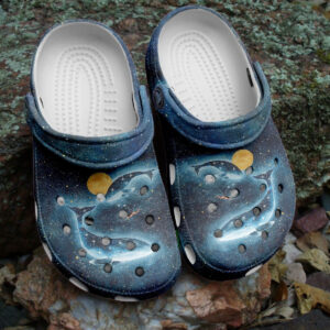 Whale Galaxy Art Crocs Clog Shoes – The Ocean By Night Shoes Crocbland Clog Birthday Gifts For Man Woman