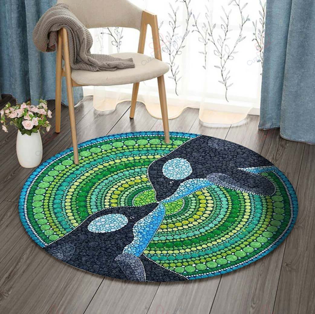 Whale Love Round Carpet Floor Rug Living Room Bedroom Decor Round Area Rug Carpet Whale Love Round Carpet Floor Rug Living Room Bedroom Decor Round Area Rug Carpet