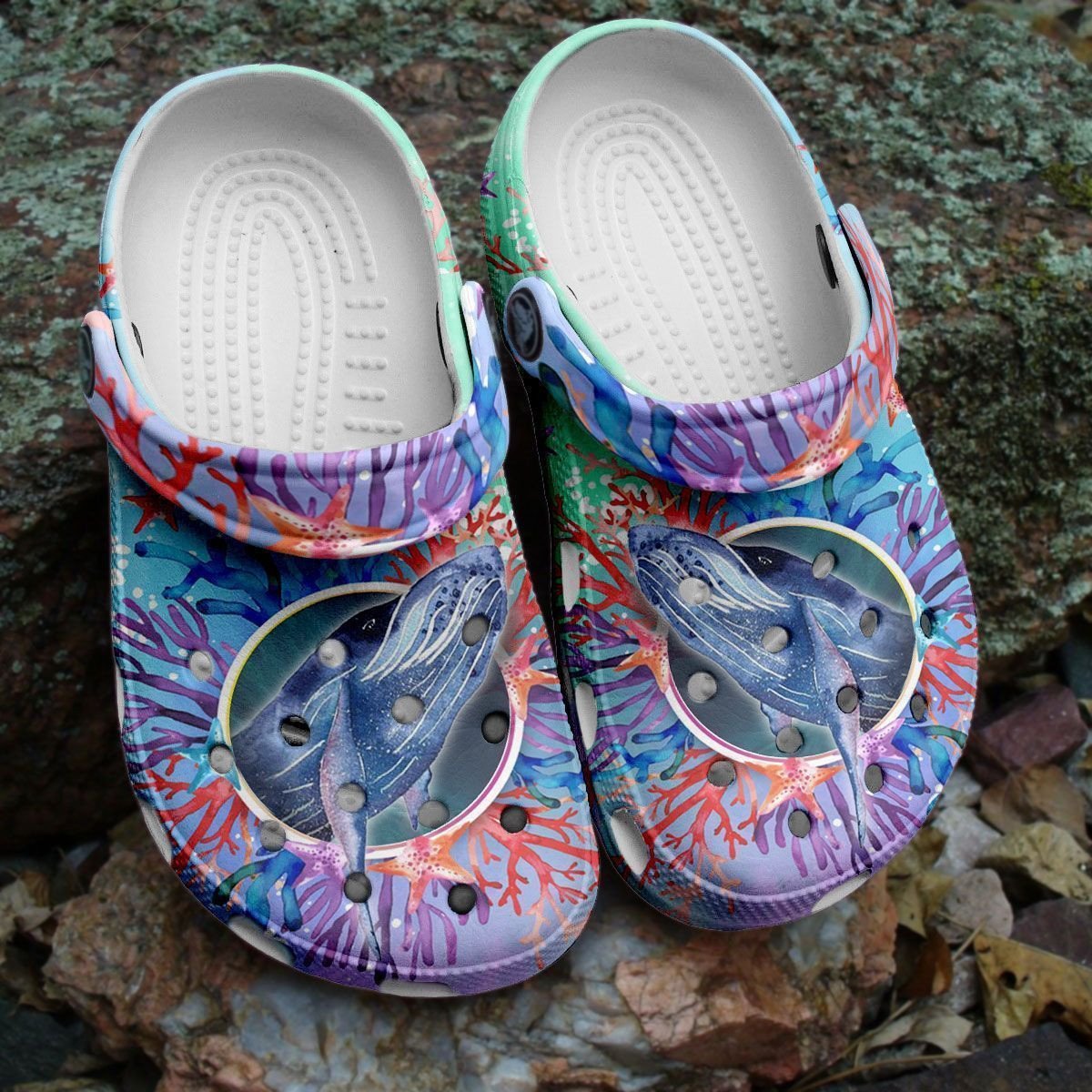Whale Watercolor Crocs Clog Shoes – Sea Story Summer Shoes Crocbland Clog Birthday Gifts Father Mother For Mens And Womens Whale Watercolor Crocs Clog Shoes – Sea Story Summer Shoes Crocbland Clog Birthday Gifts Father Mother For Mens And Womens