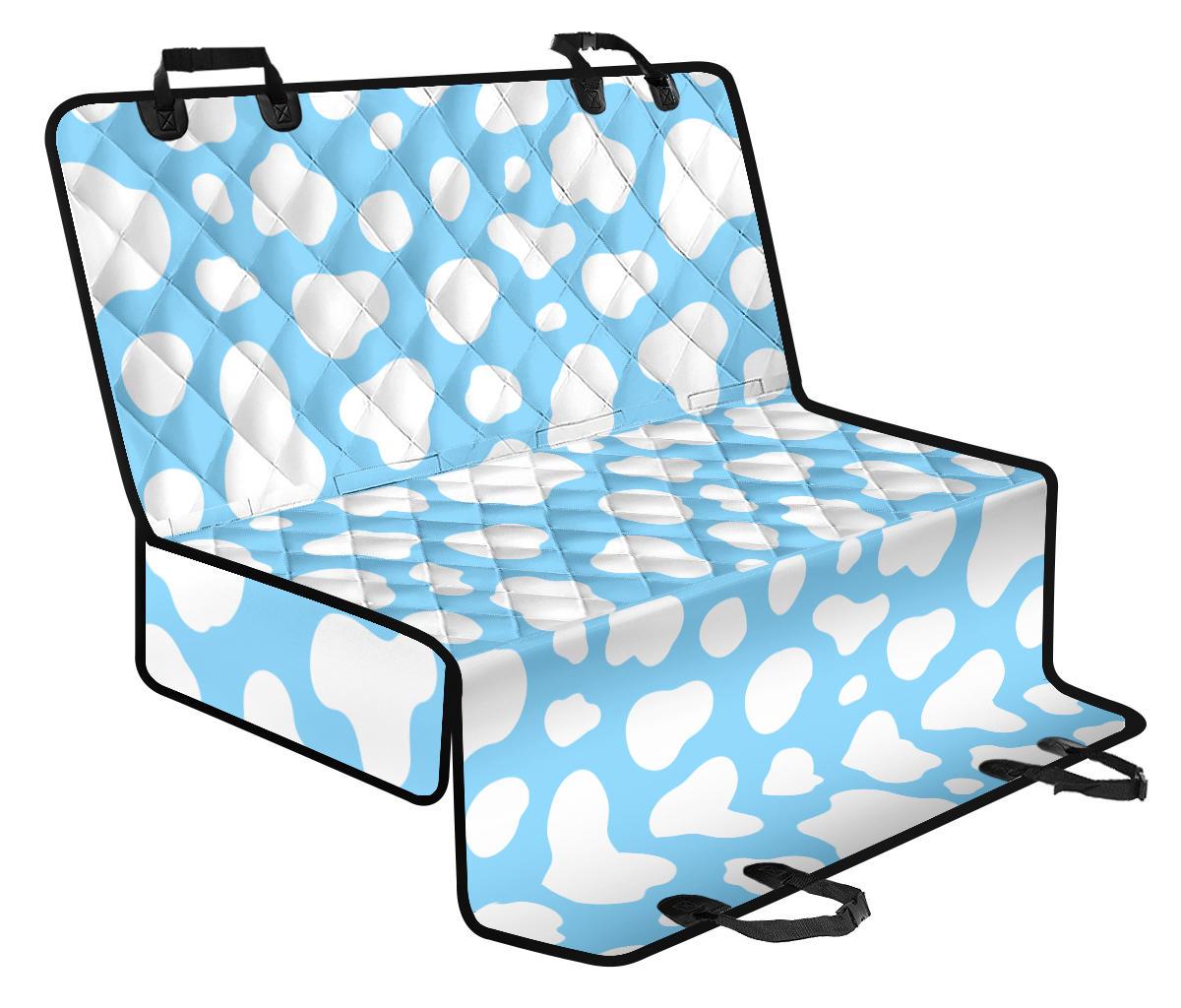 White And Blue Cow Print Pet Car Back Seat Cover - e6de3b502bf9 White And Blue Cow Print Pet Car Back Seat Cover - e6de3b502bf9