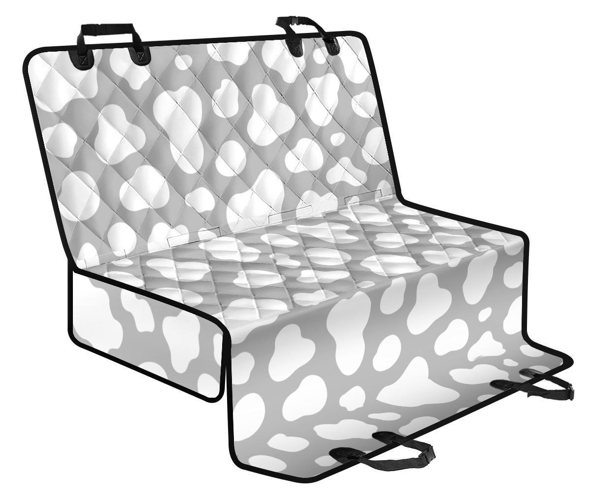 White And Grey Cow Print Pet Car Back Seat Cover - 28766e525f16 White And Grey Cow Print Pet Car Back Seat Cover - 28766e525f16