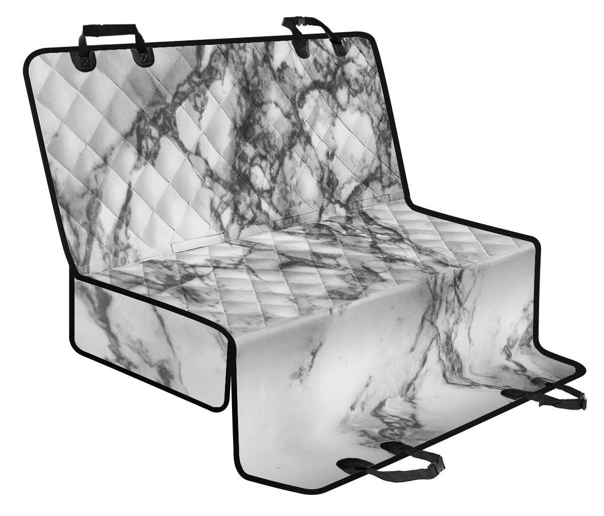 White Dark Grey Marble Print Pet Car Back Seat Cover - 60e3422a06f5 White Dark Grey Marble Print Pet Car Back Seat Cover - 60e3422a06f5