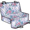 White Fairy Rose Unicorn Pattern Print Pet Car Back Seat Cover - 209d83eadd80