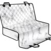 White Grey Smoke Marble Print Pet Car Back Seat Cover - 7612cff47275