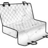 White Grunge Marble Print Pet Car Back Seat Cover - 28235a86eac7