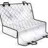 White Marble Print Pet Car Back Seat Cover - 9296456bb67f