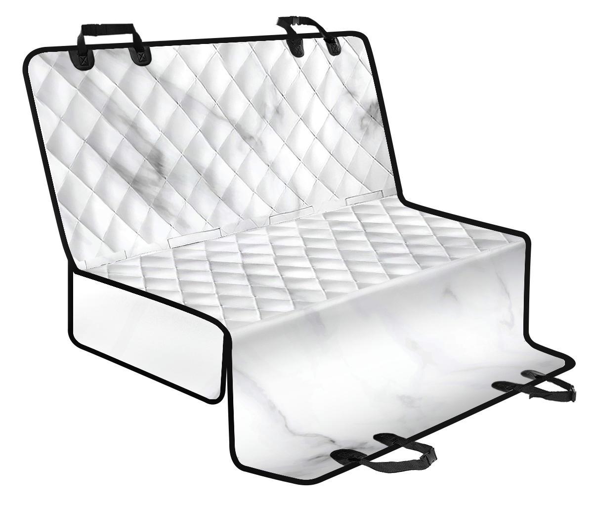 White Marble Print Pet Car Back Seat Cover - 9296456bb67f White Marble Print Pet Car Back Seat Cover - 9296456bb67f