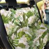 White Orchid Flower Pattern Car Back Seat Cover Dog Car Seat Covers - bf29fc3c01fe