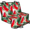 White Palm Leaf Watermelon Pattern Print Pet Car Back Seat Cover - 58d8f6b37d3e