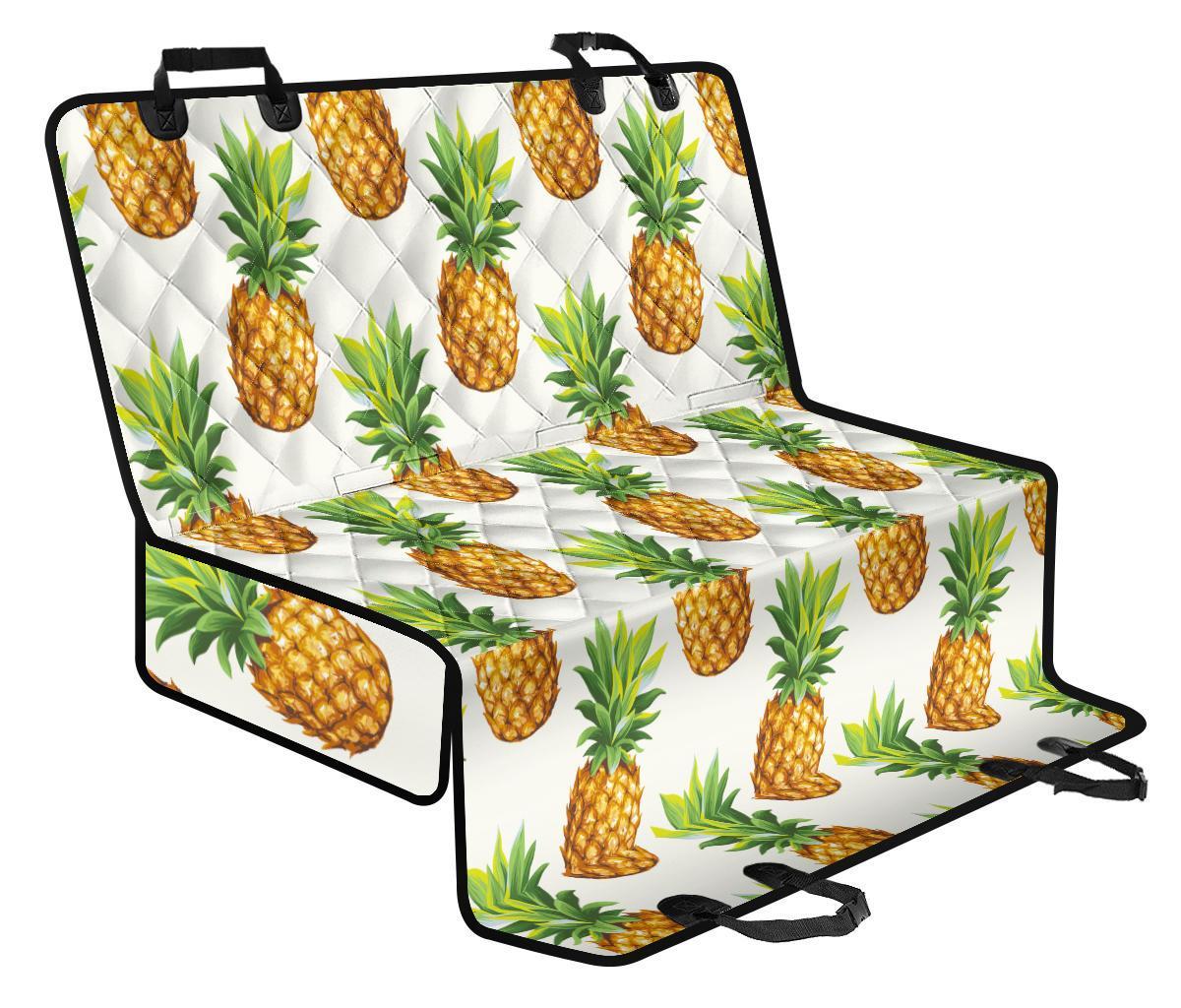 White Pineapple Pattern Print Pet Car Back Seat Cover - 0ad8f46d3e5d White Pineapple Pattern Print Pet Car Back Seat Cover - 0ad8f46d3e5d