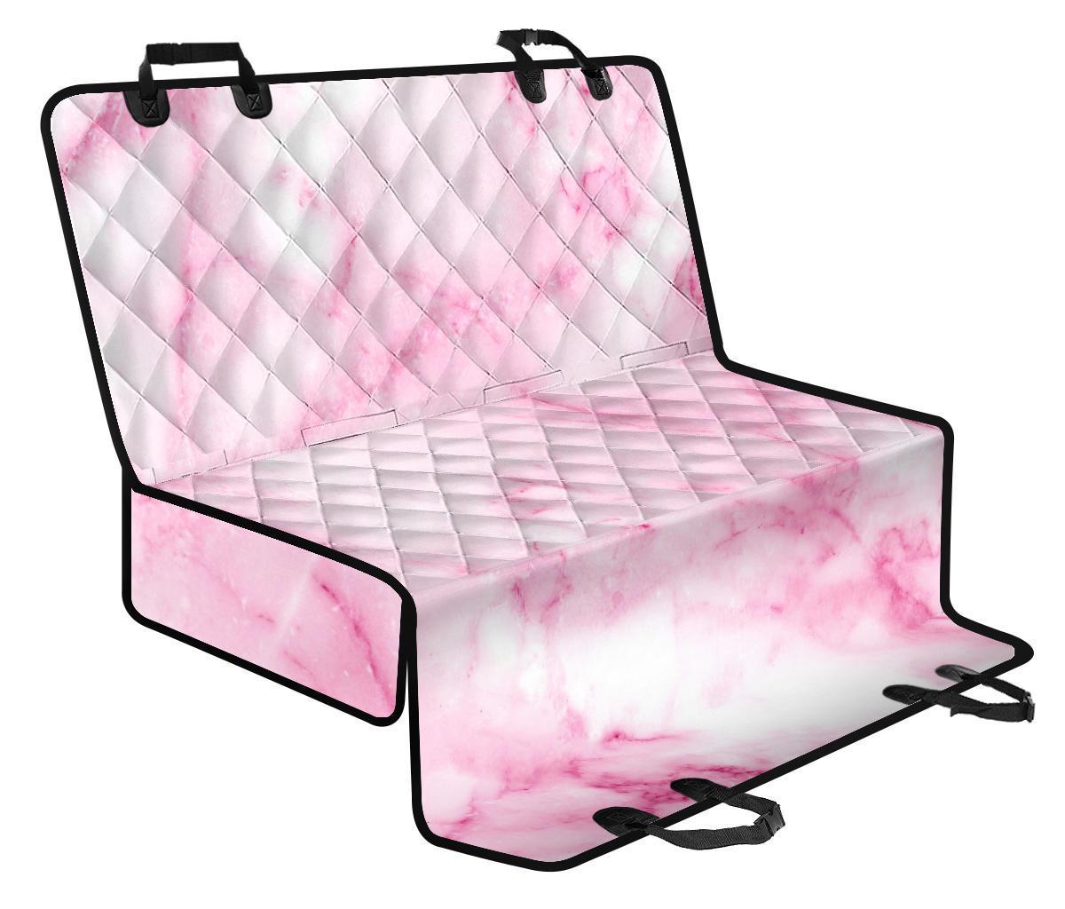 White Pink Marble Print Pet Car Back Seat Cover - 080d7005cdd2 White Pink Marble Print Pet Car Back Seat Cover - 080d7005cdd2
