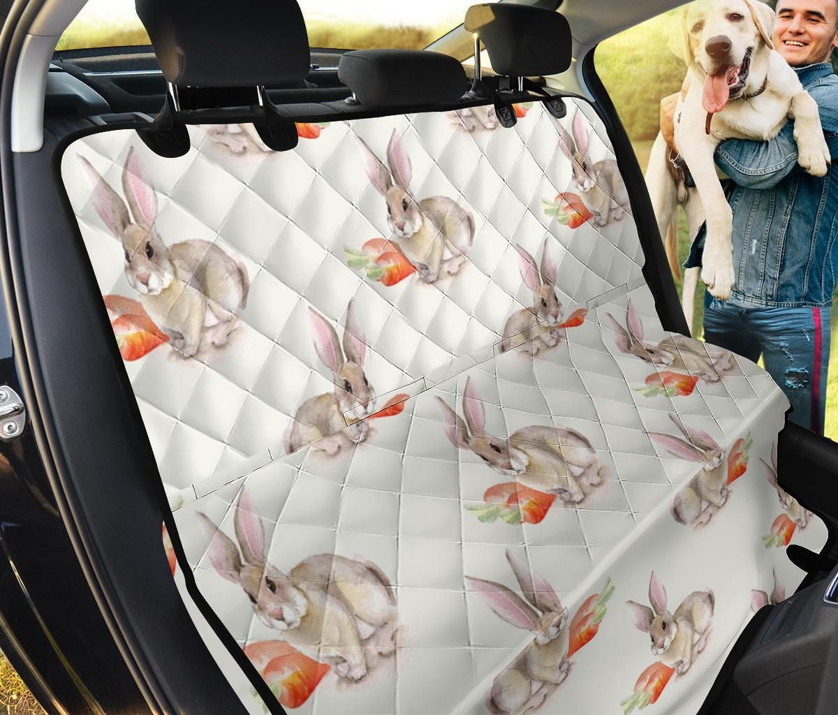 White Rabbit Eats Carrot Car Back Seat Cover Dog Car Seat Covers - 4eae5573762c White Rabbit Eats Carrot Car Back Seat Cover Dog Car Seat Covers - 4eae5573762c