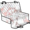 White Rose Gold Marble Print Pet Car Back Seat Cover - 7e413b7ec7a3