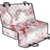 White Ruby Marble Print Pet Car Back Seat Cover - b6f0bdb744ff