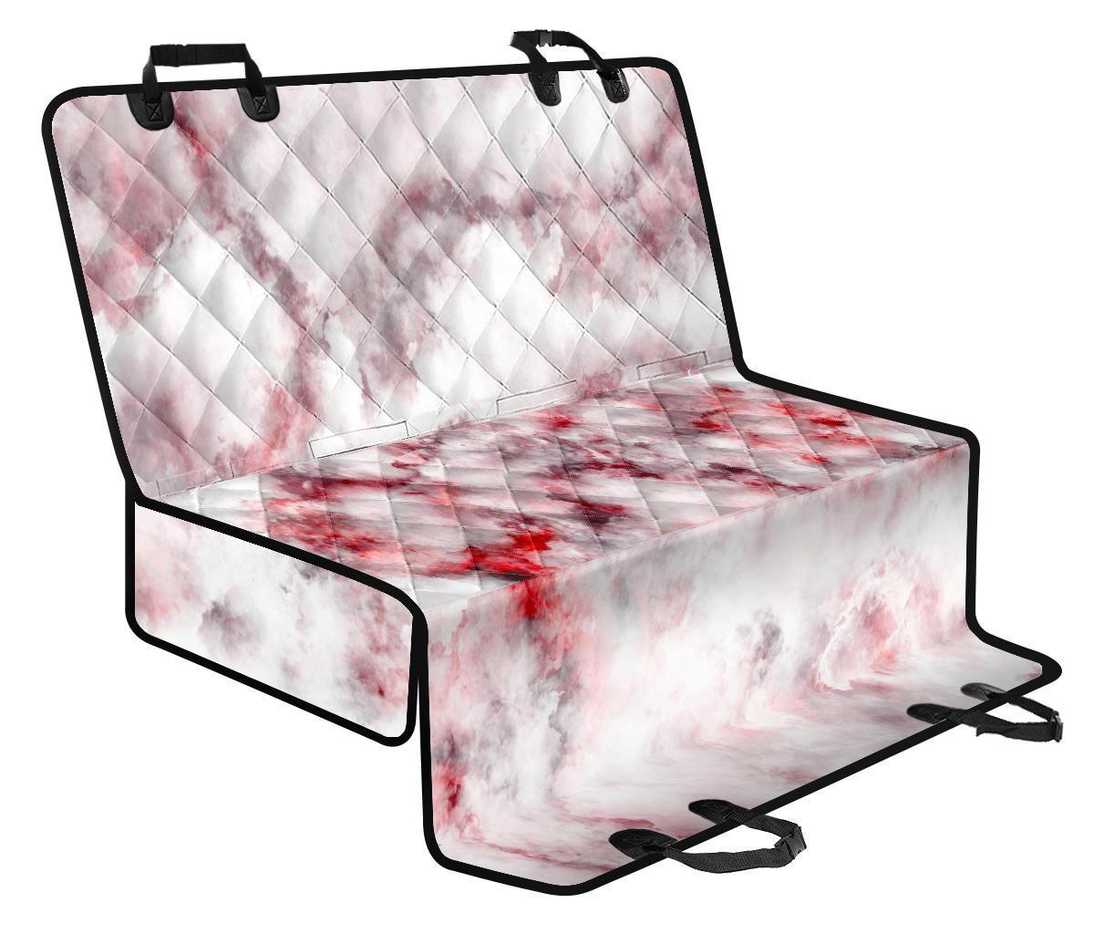 White Ruby Marble Print Pet Car Back Seat Cover - b6f0bdb744ff White Ruby Marble Print Pet Car Back Seat Cover - b6f0bdb744ff