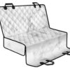 White Smoke Marble Print Pet Car Back Seat Cover - 561254259ca6