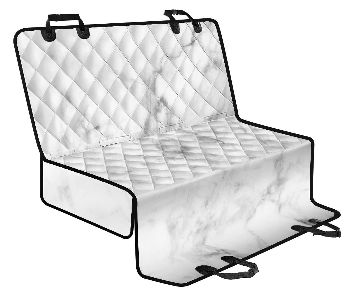 White Smoke Marble Print Pet Car Back Seat Cover - 561254259ca6 White Smoke Marble Print Pet Car Back Seat Cover - 561254259ca6