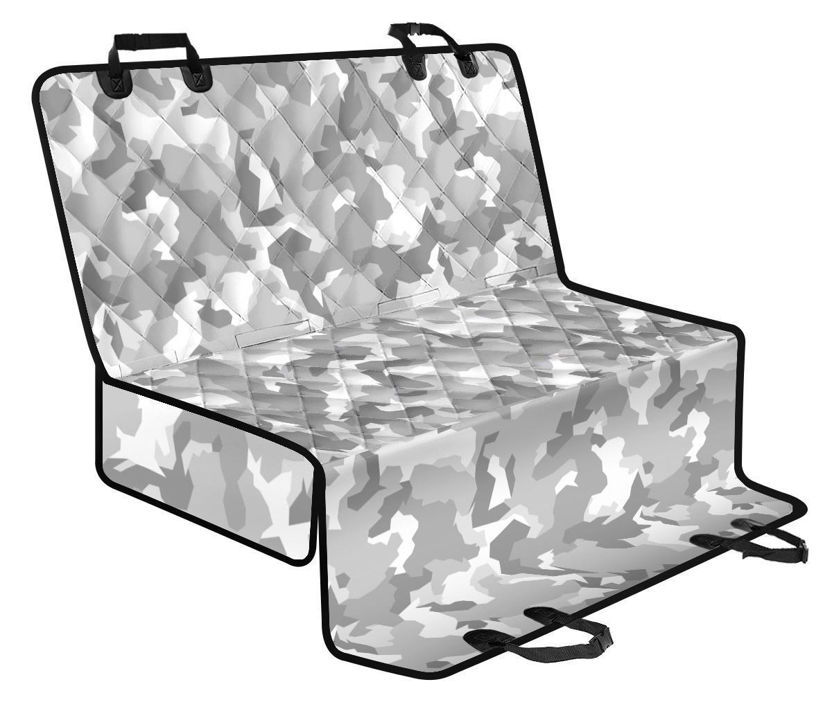 White Snow Camouflage Print Pet Car Back Seat Cover - a3ec0a1a76d3 White Snow Camouflage Print Pet Car Back Seat Cover - a3ec0a1a76d3