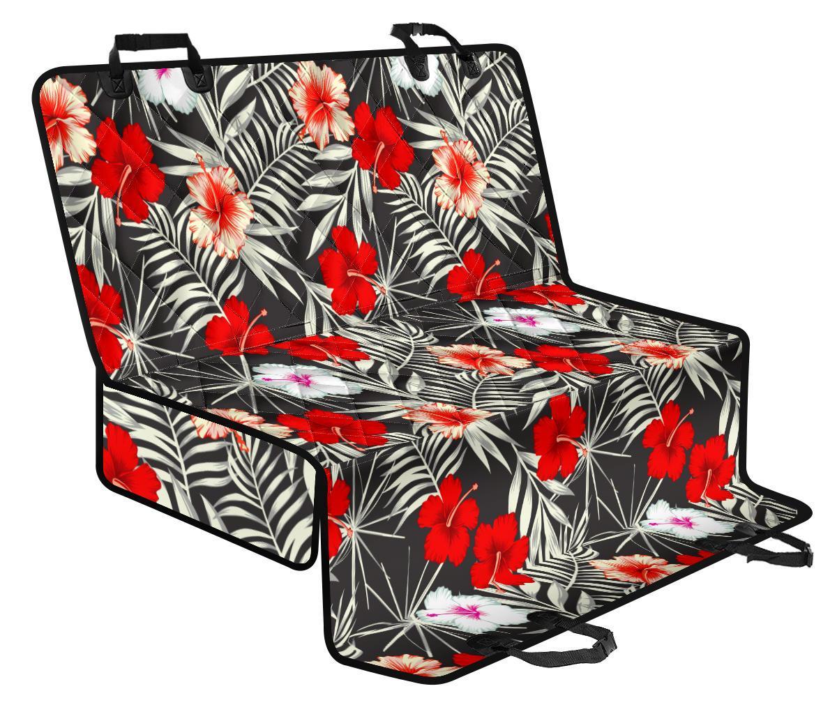 White Tropical Hibiscus Pattern Print Pet Car Back Seat Cover - 029e03cc0c38 White Tropical Hibiscus Pattern Print Pet Car Back Seat Cover - 029e03cc0c38