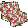 White Tropical Watermelon Pattern Print Pet Car Back Seat Cover - d35840ff89e3
