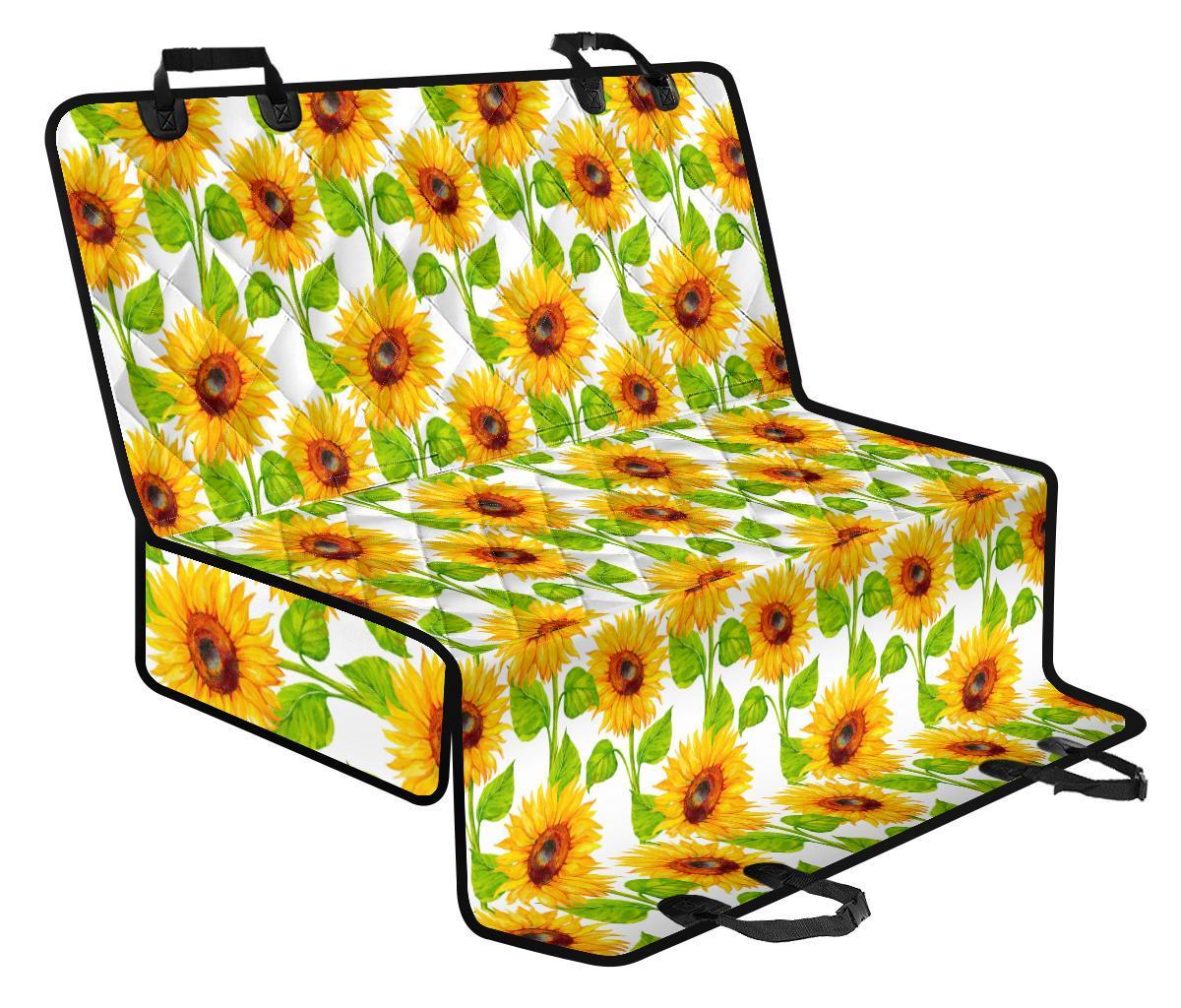 White Watercolor Sunflower Pattern Print Pet Car Back Seat Cover - 44edd6942bda White Watercolor Sunflower Pattern Print Pet Car Back Seat Cover - 44edd6942bda