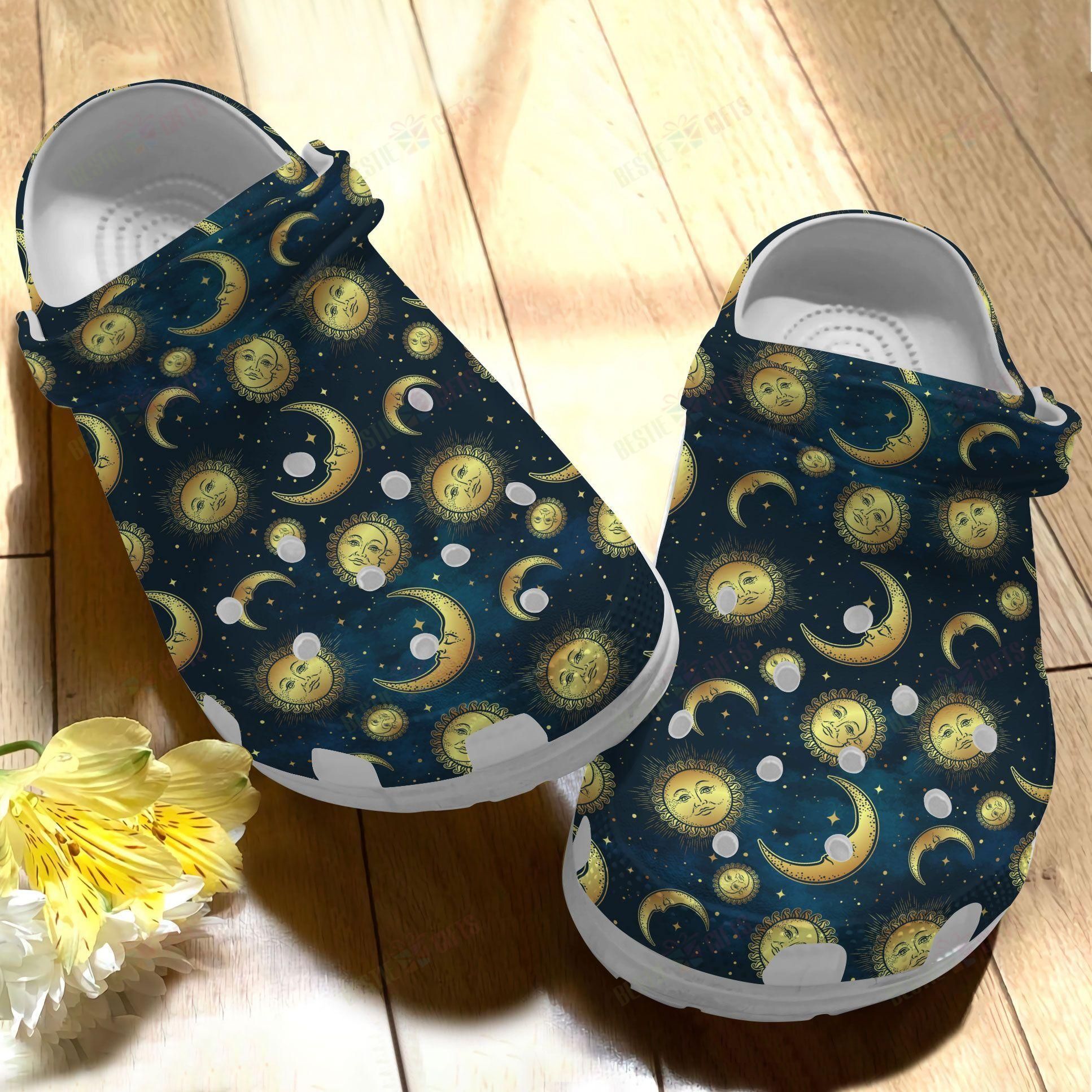 Wicca Crocs Clog Classic Clog Wicca Sun And Moon Shoes Wicca Crocs Clog Classic Clog Wicca Sun And Moon Shoes
