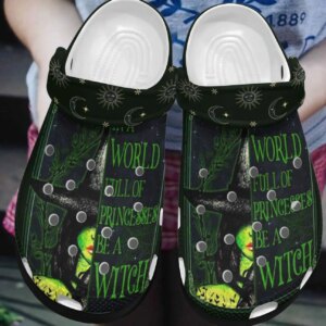 Wicca Personalized Clog Custom Crocs Comfortablefashion Style Comfortable For Women Men Kid Print 3D Be A Witch