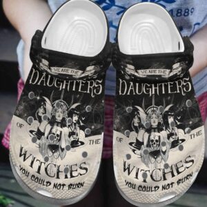 Wicca Personalized Clog Custom Crocs Comfortablefashion Style Comfortable For Women Men Kid Print 3D Daughters Of The Withches