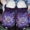 Wicca Personalized Clog Custom Crocs Comfortablefashion Style Comfortable For Women Men Kid Print 3D Purple