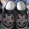 Wicca Personalized Clog Custom Crocs Comfortablefashion Style Comfortable For Women Men Kid Print 3D Royal Petagram