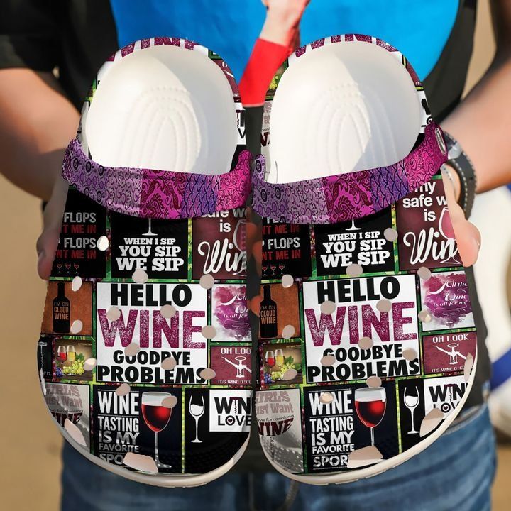 Wine Hello Sku 2733 Crocs Crocband Clog Comfortable For Mens Womens Classic Clog Water Shoes Wine Hello Sku 2733 Crocs Crocband Clog Comfortable For Mens Womens Classic Clog Water Shoes