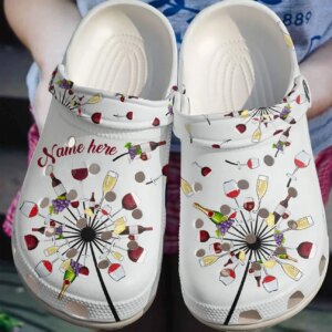 Wine Personalize Clog Custom Crocs Fashionstyle Comfortable For Women Men Kid Print 3D Personalized Wine Life