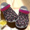 Wine Personalize Clog Custom Crocs Fashionstyle Comfortable For Women Men Kid Print 3D Whitesole Glitter Wine