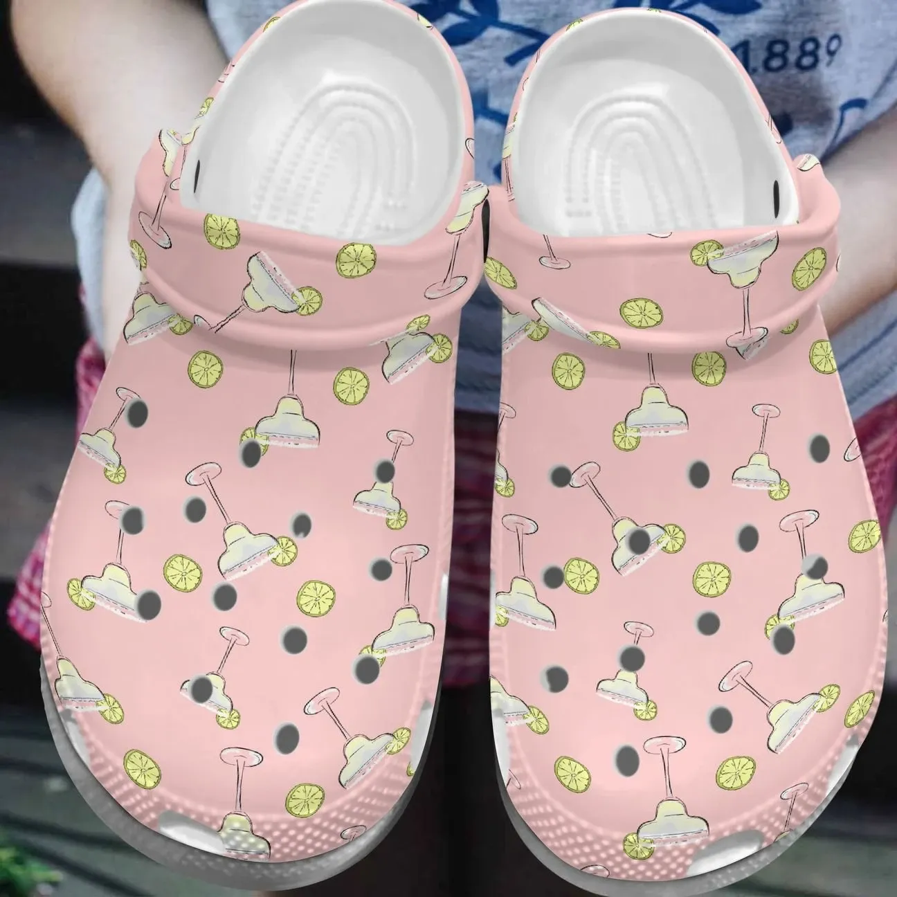 Wine Personalized Clog Custom Crocs Comfortablefashion Style Comfortable For Women Men Kid Print 3D Cocktail Pattern Wine Personalized Clog Custom Crocs Comfortablefashion Style Comfortable For Women Men Kid Print 3D Cocktail Pattern