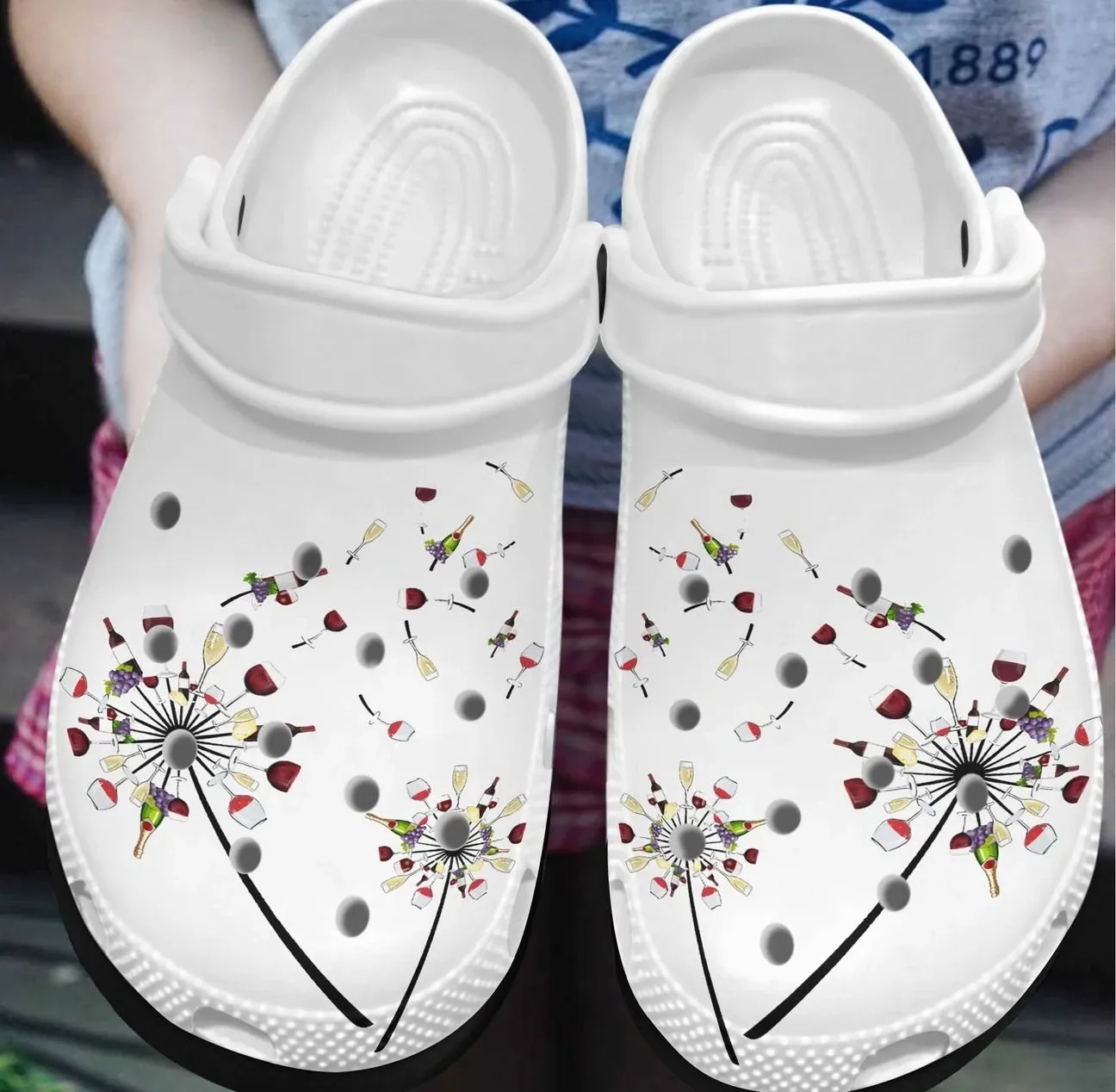 Wine Personalized Clog Custom Crocs Comfortablefashion Style Comfortable For Women Men Kid Print 3D Dandelion Wine Personalized Clog Custom Crocs Comfortablefashion Style Comfortable For Women Men Kid Print 3D Dandelion