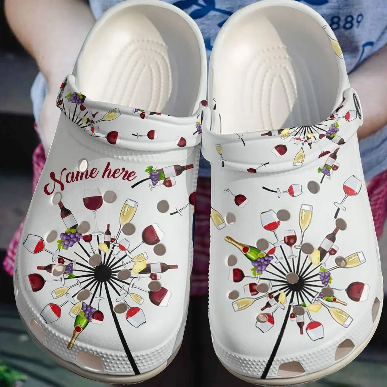 Wine Personalized Clog Custom Crocs Comfortablefashion Style Comfortable For Women Men Kid Print 3D Wine Life Wine Personalized Clog Custom Crocs Comfortablefashion Style Comfortable For Women Men Kid Print 3D Wine Life