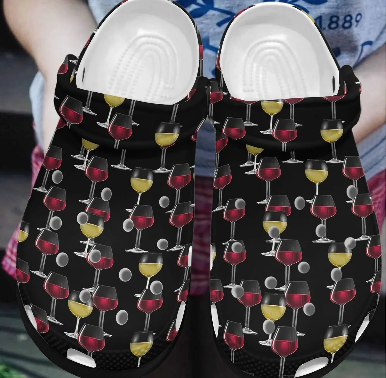 Wine Personalized Clog Custom Crocs Comfortablefashion Style Comfortable For Women Men Kid Print 3D Wine Pattern Wine Personalized Clog Custom Crocs Comfortablefashion Style Comfortable For Women Men Kid Print 3D Wine Pattern