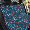 Winter Season Christmas Holiday Elements Car Back Seat Cover Dog Car Seat Covers - 5fa600dd27b6