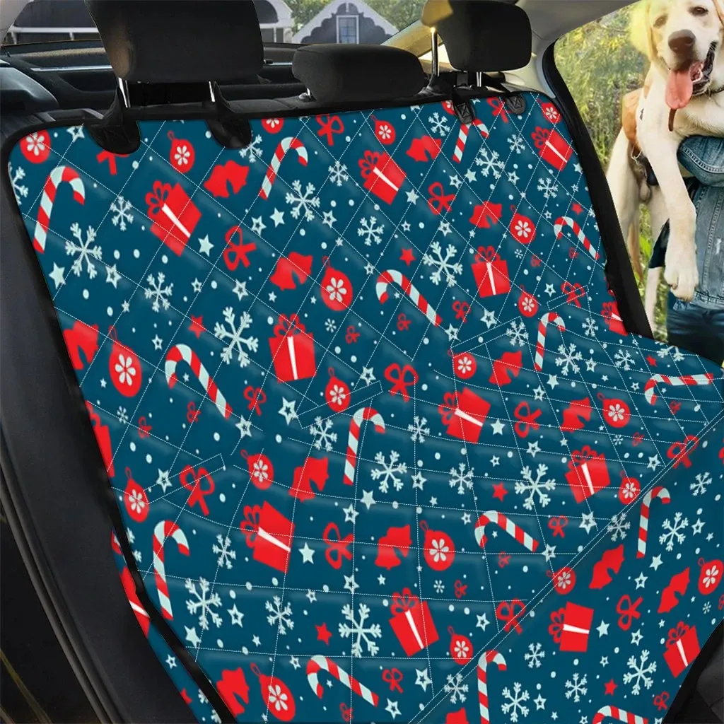 Winter Season Christmas Holiday Elements Car Back Seat Cover Dog Car Seat Covers - 5fa600dd27b6 Winter Season Christmas Holiday Elements Car Back Seat Cover Dog Car Seat Covers - 5fa600dd27b6