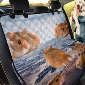 Winter White Dwarf Hamster Car Back Seat Cover Dog Car Seat Covers - 96bf11291981