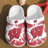 Wisconsin Badgers Crocband Clog Clog Comfortable For Mens And Womens Classic Clog Water Shoes Wisconsin Badgers Crocs