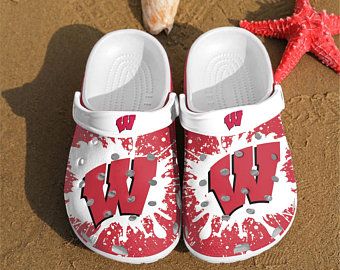Wisconsin Badgers Crocband Clog Clog Comfortable For Mens And Womens Classic Clog Water Shoes Wisconsin Badgers Crocs Wisconsin Badgers Crocband Clog Clog Comfortable For Mens And Womens Classic Clog Water Shoes Wisconsin Badgers Crocs