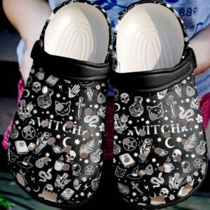Witch Personalize Clog Custom Crocs Clog On Sandal Fashion Style Comfortable For Women Men Kid
