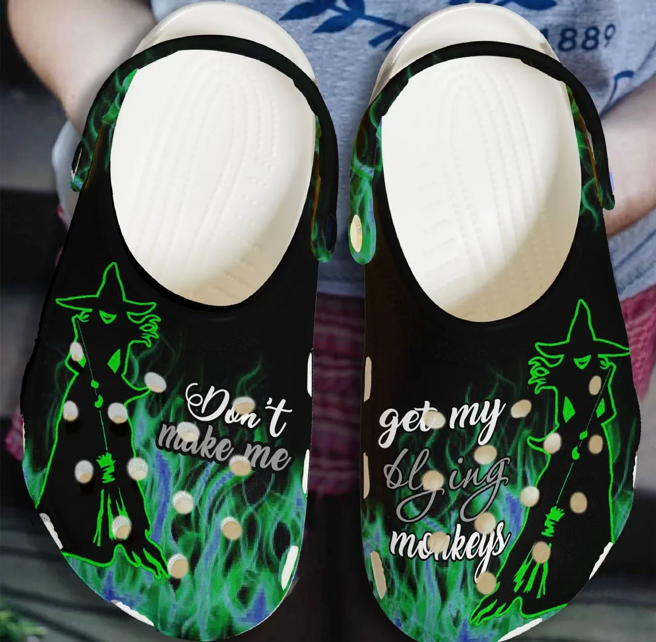 Witch Personalized Clog Custom Crocs Comfortablefashion Style Comfortable For Women Men Kid Print 3D Wicca Witch Personalized Clog Custom Crocs Comfortablefashion Style Comfortable For Women Men Kid Print 3D Wicca