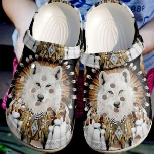 Wolf White Sku 2745 Crocs Crocband Clog Comfortable For Mens Womens Classic Clog Water Shoes